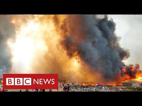 世界最大の難民キャンプで火災発生、数百人が行方不明に - BBC News (Hundreds missing after devastating fire in world’s biggest refugee camp - BBC News)