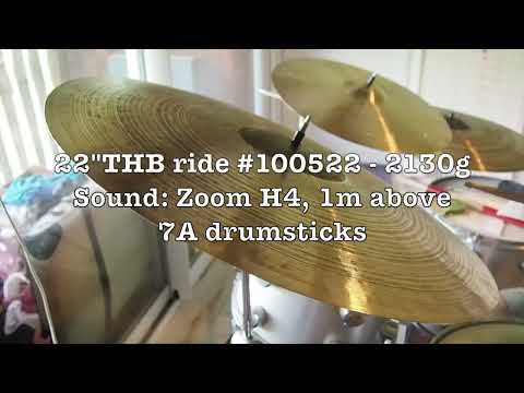 22"THB raw bell ride #100522 - 2130g - sold out