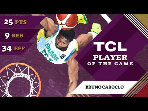 Bruno Caboclo (25 PTS) | TCL Player Of The Game | BRA vs MNE | FIBA OQT 2024 Latvia