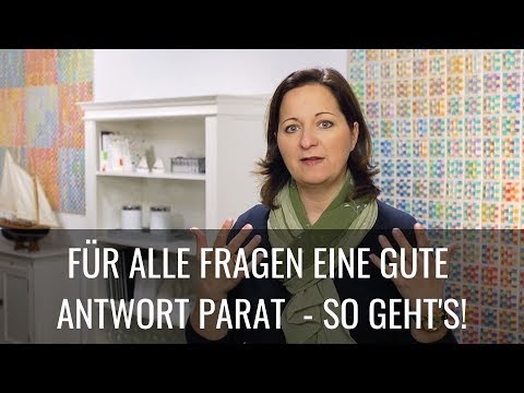 Für alle Fragen eine gute Antwort parat  - so geht's!