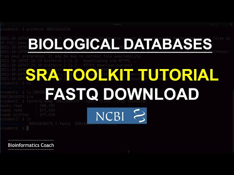 SRA Toolkit Tutorial | Download fastq files from SRA archive | paired end reads