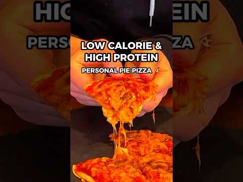 Easy Eats Low Calorie & High Protein 5 Ingredient Personal Pie Pizza 🍕💪! Subscribe For More Recipe