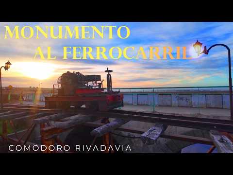 MONUMENTO AL FERROCARRIL KM 5 COMODORO RIVADAVIA CHUBUT.