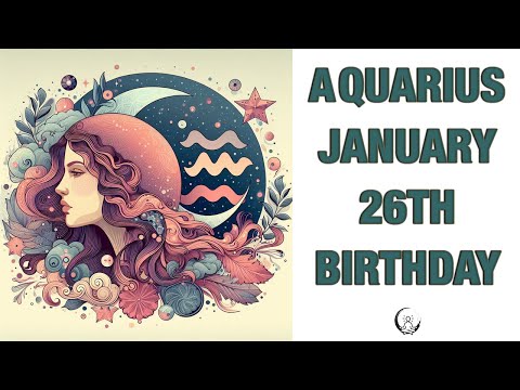 Aquarius January 26th? Your Birthday's Secret Power: Unlocking Your Potential. Free Birthday Card!