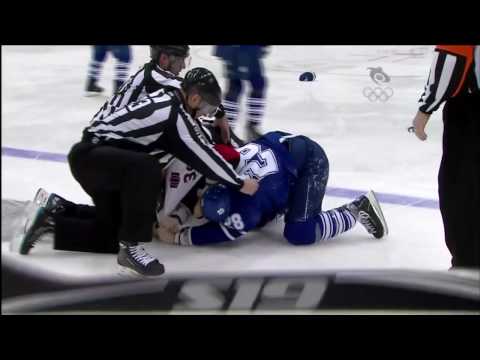 Matt Carkner vs Colton Orr Dec 14, 2009