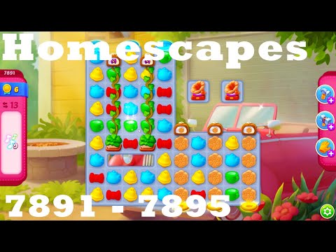 Homescapes Level 7891 - 7895 HD Walkthrough | 3 - match game | gameplay | android | ios | pc | app