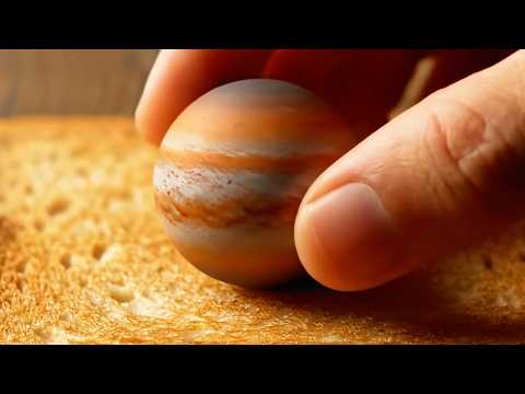 Toasts with planets - I tried