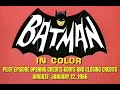 Batman First Episode Open And Close