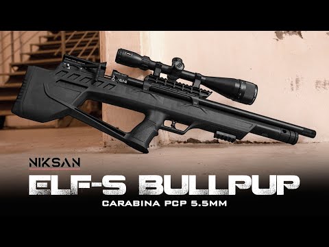 Atiramos com a PCP Niksan ELF-S Bullpup 5.5mm