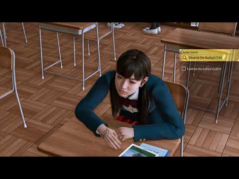 Lost Judgment - Chapter 1: Observe The Bullied Student In Classroom Mami Koda Investigation Gameplay