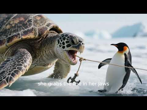 Blizzy & Torta's Chilly Thrill: Arctic Ice Fishing Mayhem with a Penguin and Turtle Twist!