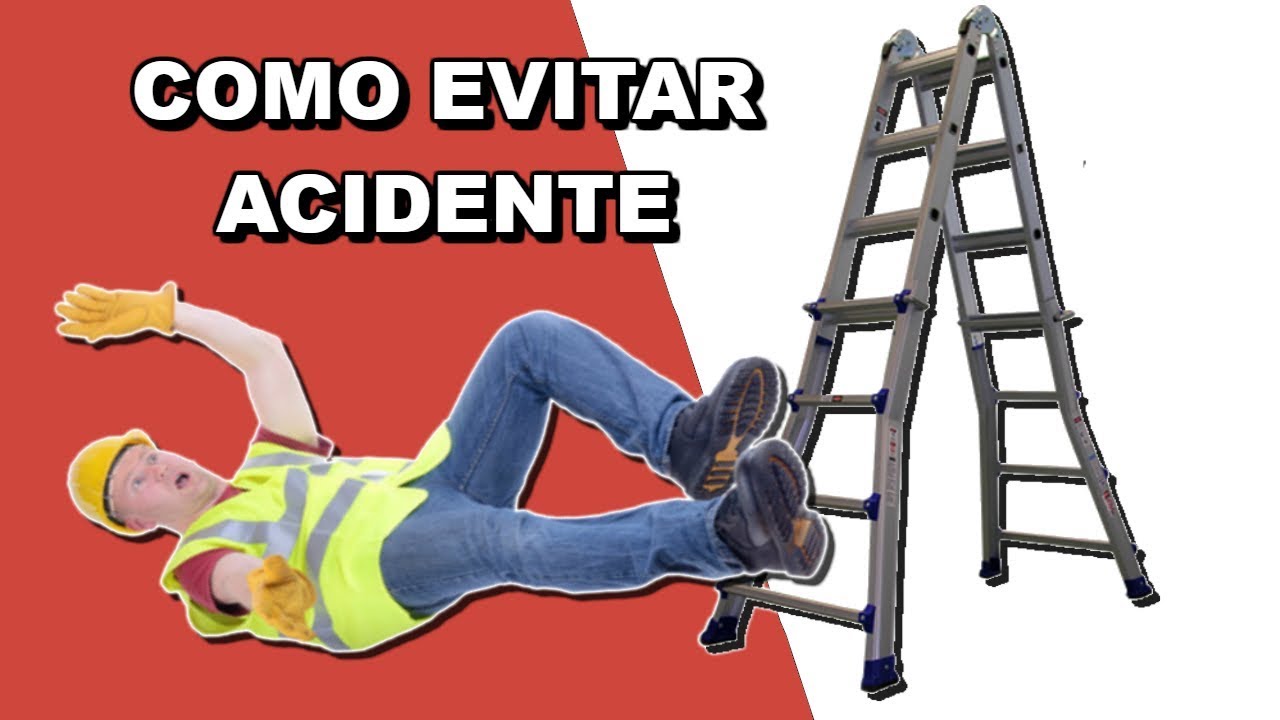 COMO EVITAR ACIDENTE COM ESCADA DE ALUMINIO ARTICULADA