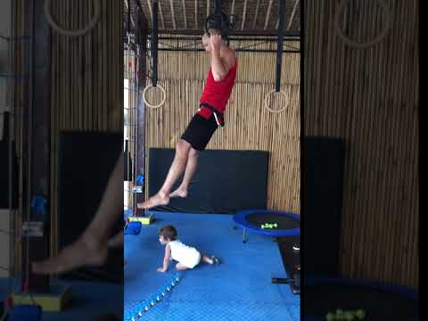 Xander and dad chins workout fail zambo