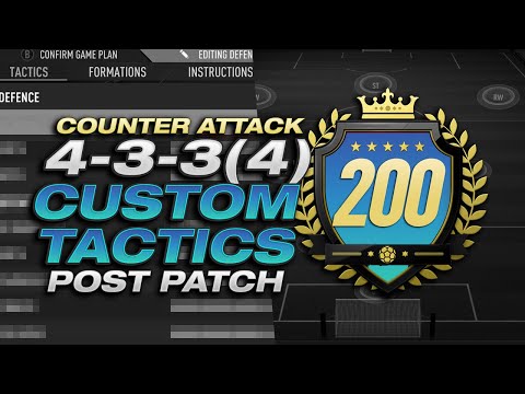 ** POST PATCH ** BEST PRO 433(4) CUSTOM TACTICS - FIFA 21 ULTIMATE TEAM - COUNTER ATTACK FORMATION