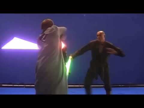 Star Wars Test Footoge: Windu vs Palpatine (with original sound effects)