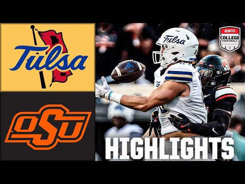 Tulsa Golden Hurricane vs. Oklahoma State Cowboys | Full Game Highlights | ESPN CFB