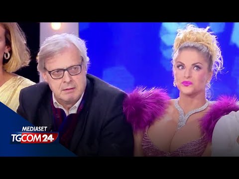 Sgarbi perde le staffe contro Barbara d'Urso, lei lo zittisce: "Vai via cafone"