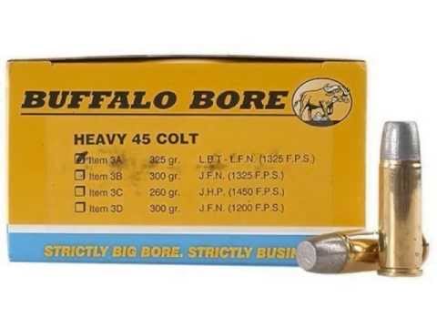 Buffalo Bore Heavy 45 Colt 325 Grain Ammo Test!