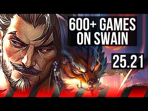 SWAIN vs VOLIBEAR (TOP) | 600+ games | KR Diamond | 25.21