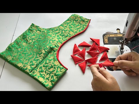 Stylish Blouse Design Back Neck || Blouse Design || Cutting And Stitching Back Neck Blouse Design