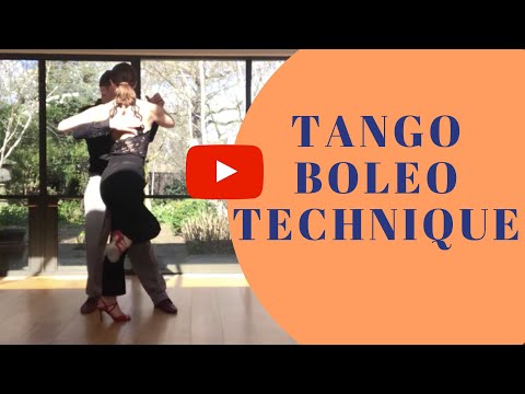 Boleo with contraposition: tango technique (leaders & followers)