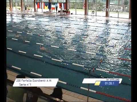 Serie 1 dei 200 Farfalla Esordienti A M - 7 Meeting City of Lignano