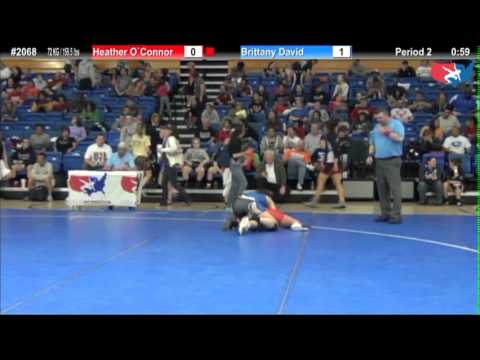 WM 72 KG - RD2 - Heather O'Connor (Gator) vs. Brittany David (Lindenwood)