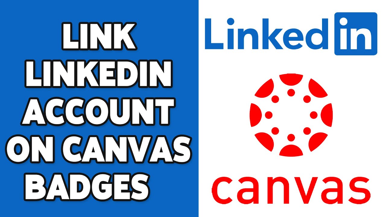 How To Link LinkedIn Account On Canvas Badges 2024 | Connect LinkedIn Account With Canvas Badges