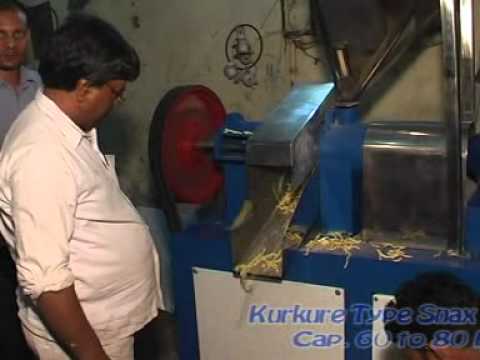 How kurkure produce in kurkure extruder