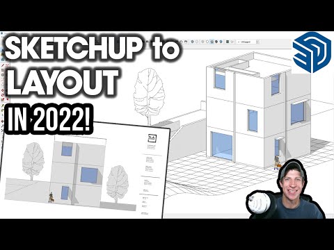 How to Send a SketchUp Model to Layout in 2022! (Modeling for Layout Tutorial)