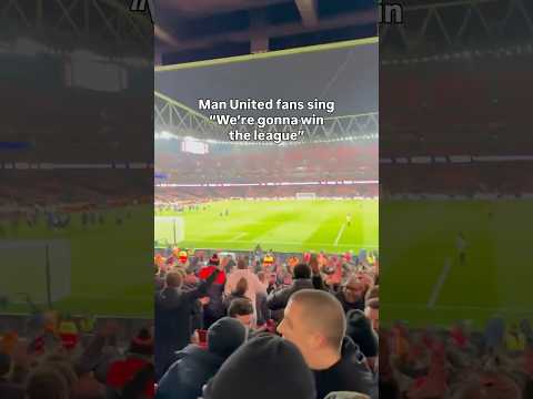 Second half of the season, we’re doing a title charge 💀 #manutd #carrick #chant #fans #funny