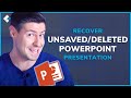 PowerPoint Recovery | How to Recover Unsaved/Deleted PowerPoint Presentation?