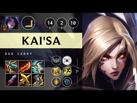 Kai'Sa ADC vs Ezreal - KR Challenger Patch 25.20
