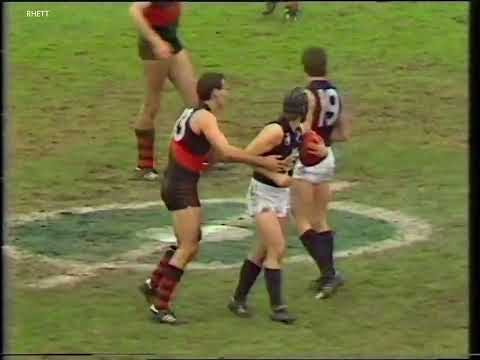 Round 22 1983 Essendon v Carlton highlights (27mins)