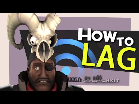 TF2: How to Lag (extremely high ping) Video