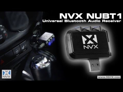 NVX NUBT1 - Bluetooth audio input receiver to car stereo aux-in-video