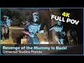 Revenge Of The Mummy Ride Orlando Full 4K POV