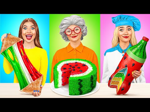 Cooking Challenge: Me vs. Grandma | Delicious Recipes Jelly DO Challenge