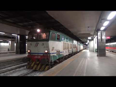 Il ritorno del CAIMANO E656.289 sull' Intercity Notte 1955, in partenza da Roma Termini!