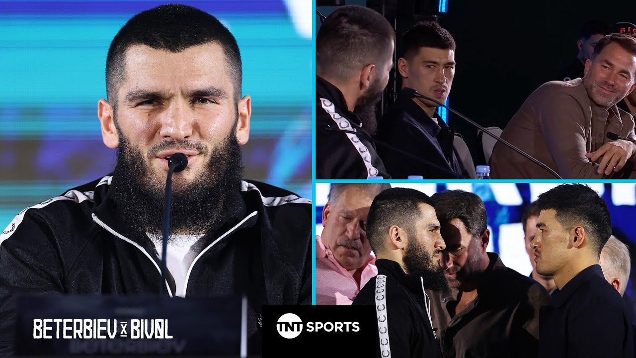 WAR OF WORDS! Artur Beterbiev & Eddie Hearn CLASH during final press conference 🍿👀 #BeterbievBivol