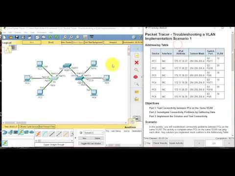3.2.4.7 Packet Tracer - Troubleshooting a VLAN Implementation - Scenario 1 Instructions