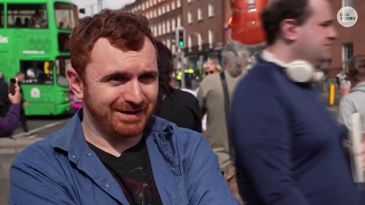 Irish protest Trump's Ireland visit. 'We shouldn't be welcoming him.'