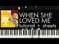 Toy Story 2 When She Loved Me Piano Tutorial Sheet Music