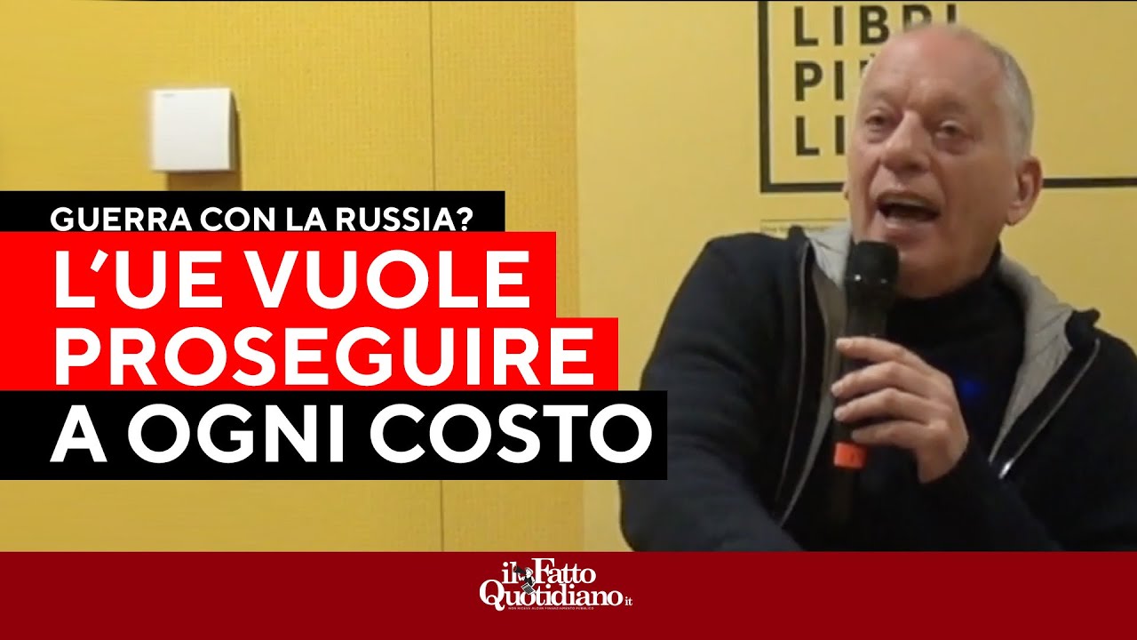 Peter Gomez con Cecinini: "L'Ue? Vuole proseguire il conflitto con la Russia a ogni costo"