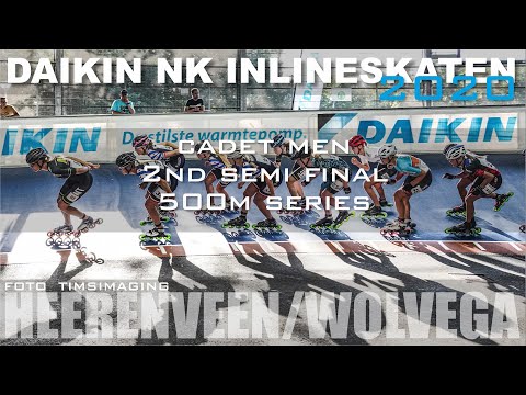 Cadet Men 2nd Semi Final 500m Series Daikin NK Inlineskaten 2020