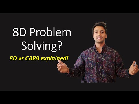 What is 8D Problem Solving Method?  8D vs CAPA explained!