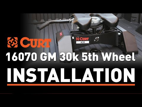 30K 5th Wheel Hitch Install on GMC-Chevrolet Puck System