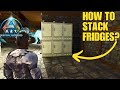 How To Stack Refrigerators In ARK Survival Ascended!