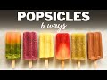 HOMEMADE POPSICLES How To Make Healthy Popsicles At Home 6 Easy Recipes Flavours