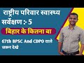 National Family Health Survey 5 Report Cdpo 67thbpsc Bpsc Exam Hunter 67thBPSC Prelims